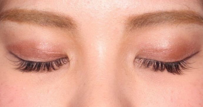 メイク後（閉瞼）