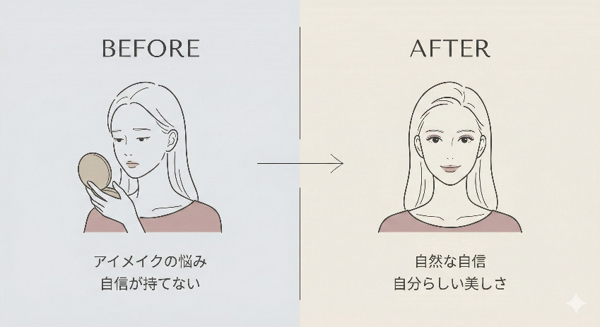 ビフォアアフターのイメージ